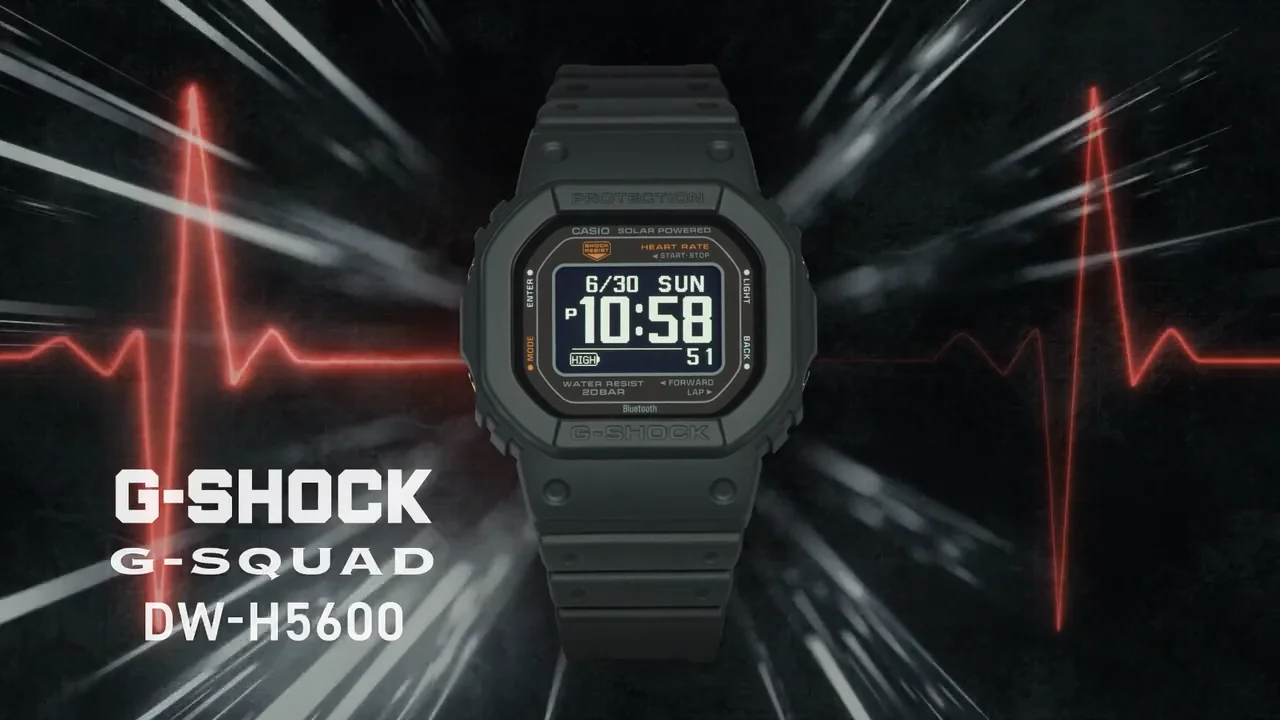 G-SHOCK】G-SQUAD DW-H5600-7JR スマートフォンリンク ソーラー