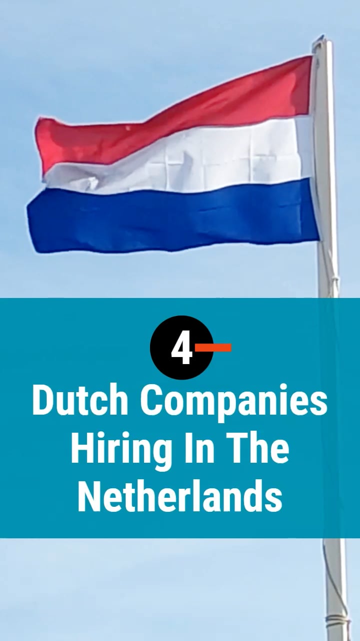 4 Dutch companies hiring in the Netherlands on Vimeo