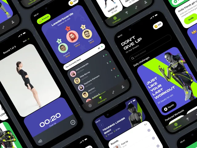 UI Inspiration: App Design Concepts for Sports and Fitness