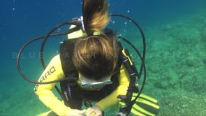 1124_female scuba diver fixing hair