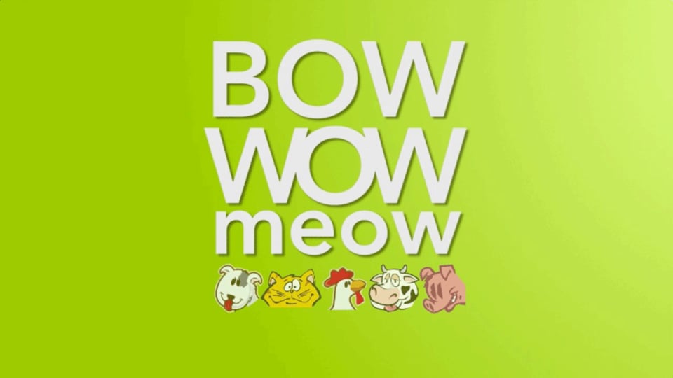 Bow Wow Meow - sons de animais em diferentes idiomas