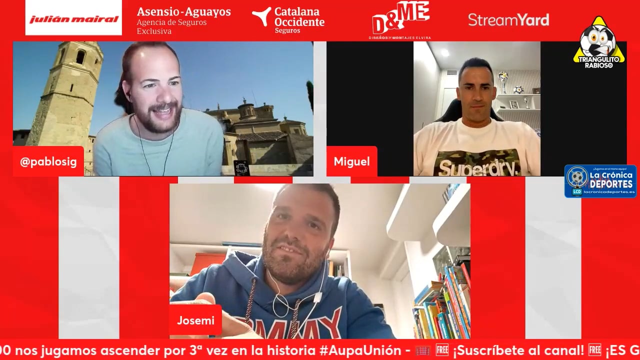 TERTULIA UD BARBASTRO (Especial Previa a la Final por el Ascenso 2ª RFEF) Fuente: Canal YouTube El Triangulito Rabioso