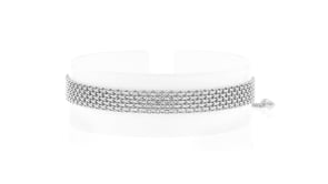 Sterling Silver Bismark-Link Bolo Bracelet