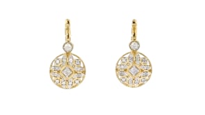50 ct. t.w. Diamond Multi-Shaped Drop Earrings in 18kt Gold Over Sterling