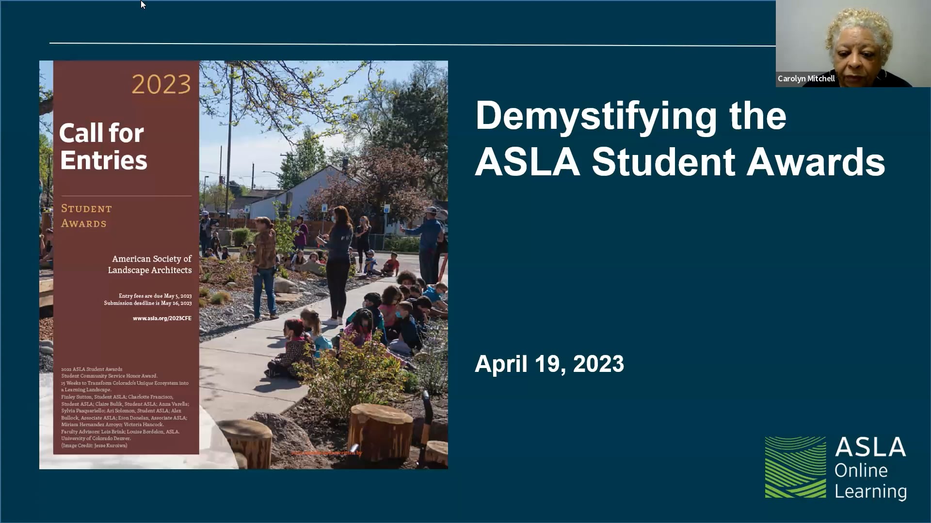 Demystifying the ASLA Student Awards on Vimeo