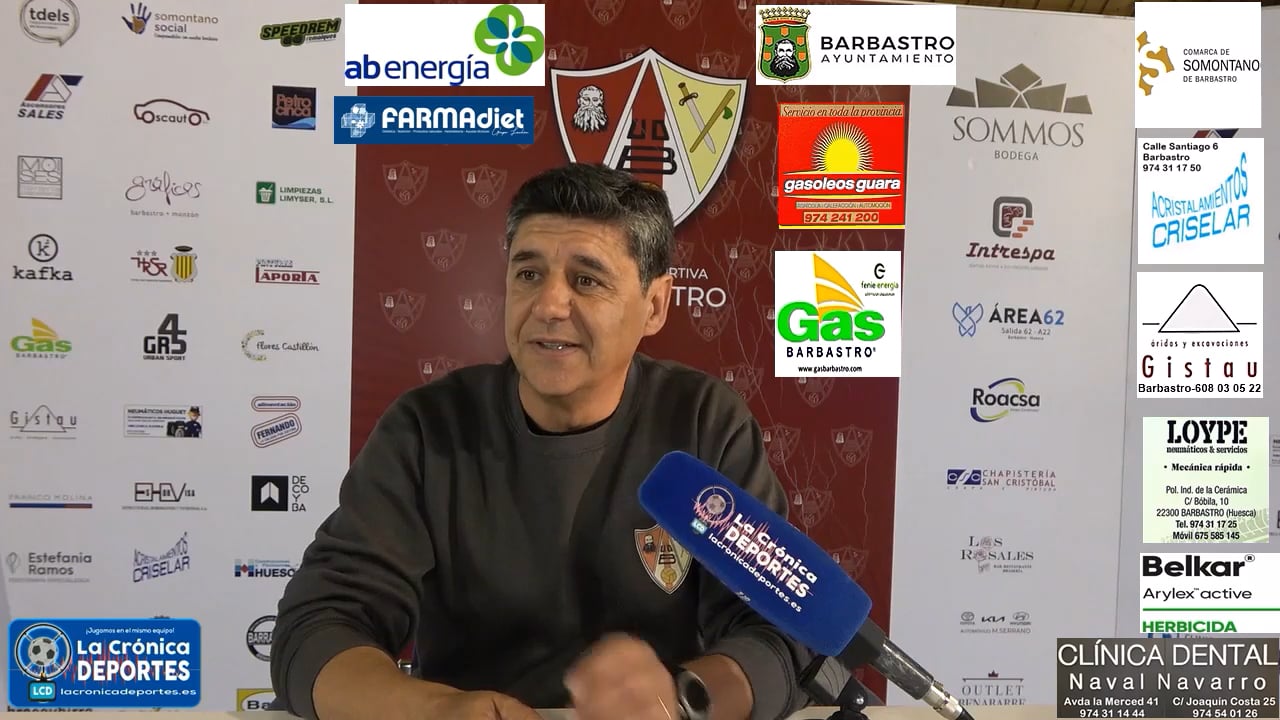 LA PREVIA / UD Barbastro - SD Huesca B / JOSETE (Entrenador Barbastro)  Jornada 30 / 3ª División  "Un Ascenso en Juego"