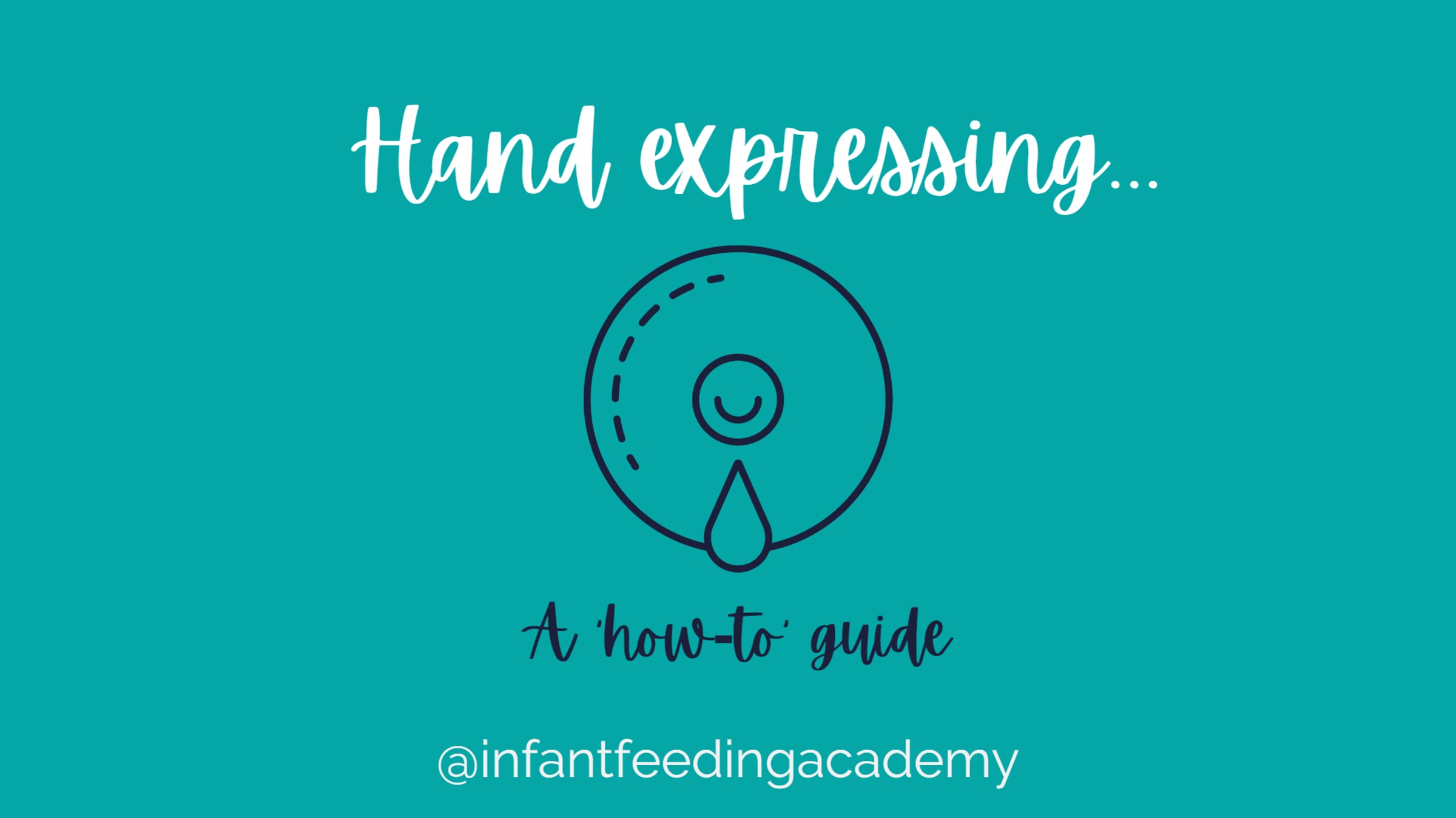 Hand expressing - A 