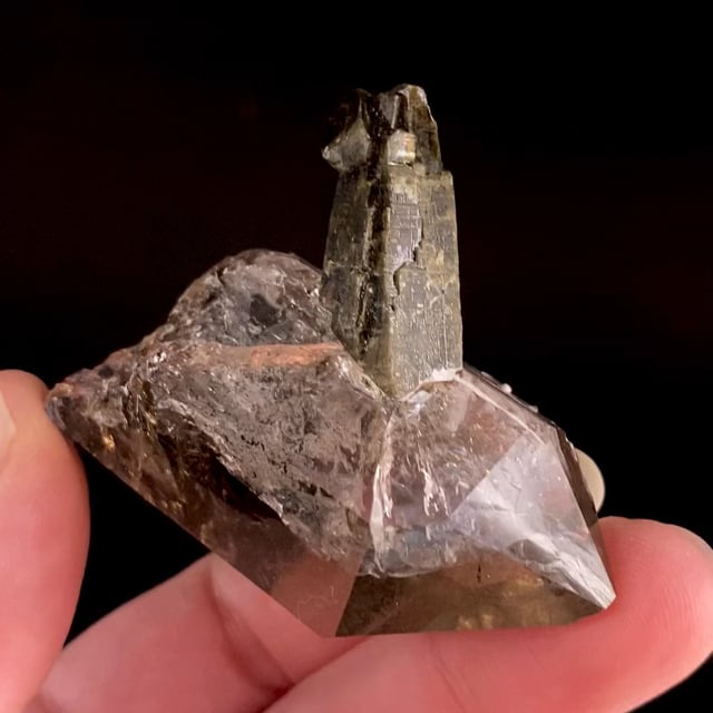 Xenotime-(Y) on Quartz (RARE matrix specimen!)