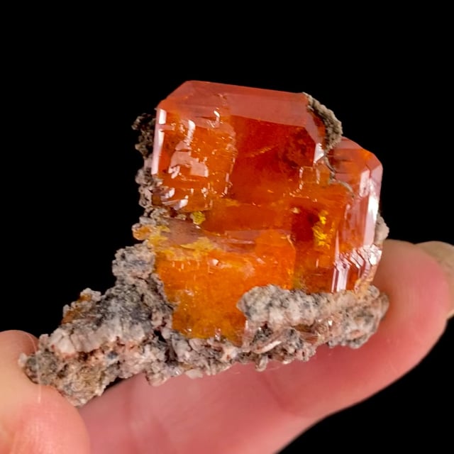 Wulfenite (excellent classic material - Mined by Ed Over)