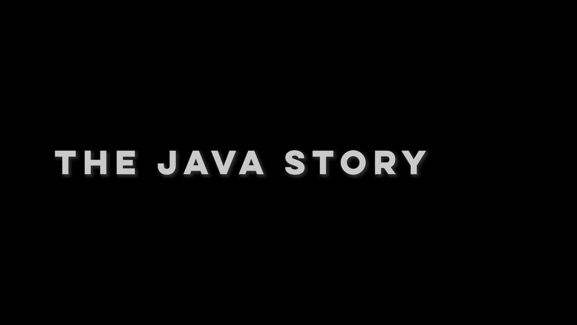 THE JAVA STORY on Vimeo