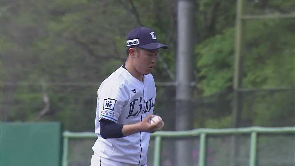 【ファーム】完全復活へ!! ライオンズ・伊藤翔が復帰後ファーム初登板で3者凡退に抑える!!  2023年4月23日 埼玉西武ライオンズ 対 東京ヤクルトスワローズ