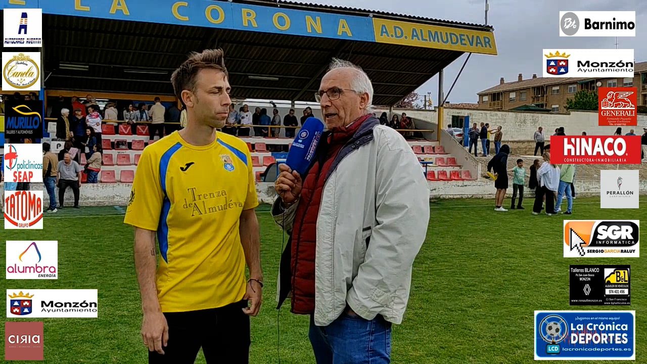 JOSÉ CARLOS GALLEGO (Entrenador Almudevar) Almudevar 2-1 At.Monzón Alumbra / J 30 / 3ª División