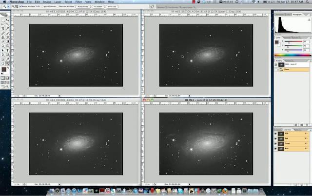 Creating LRGB image from channel files on Vimeo