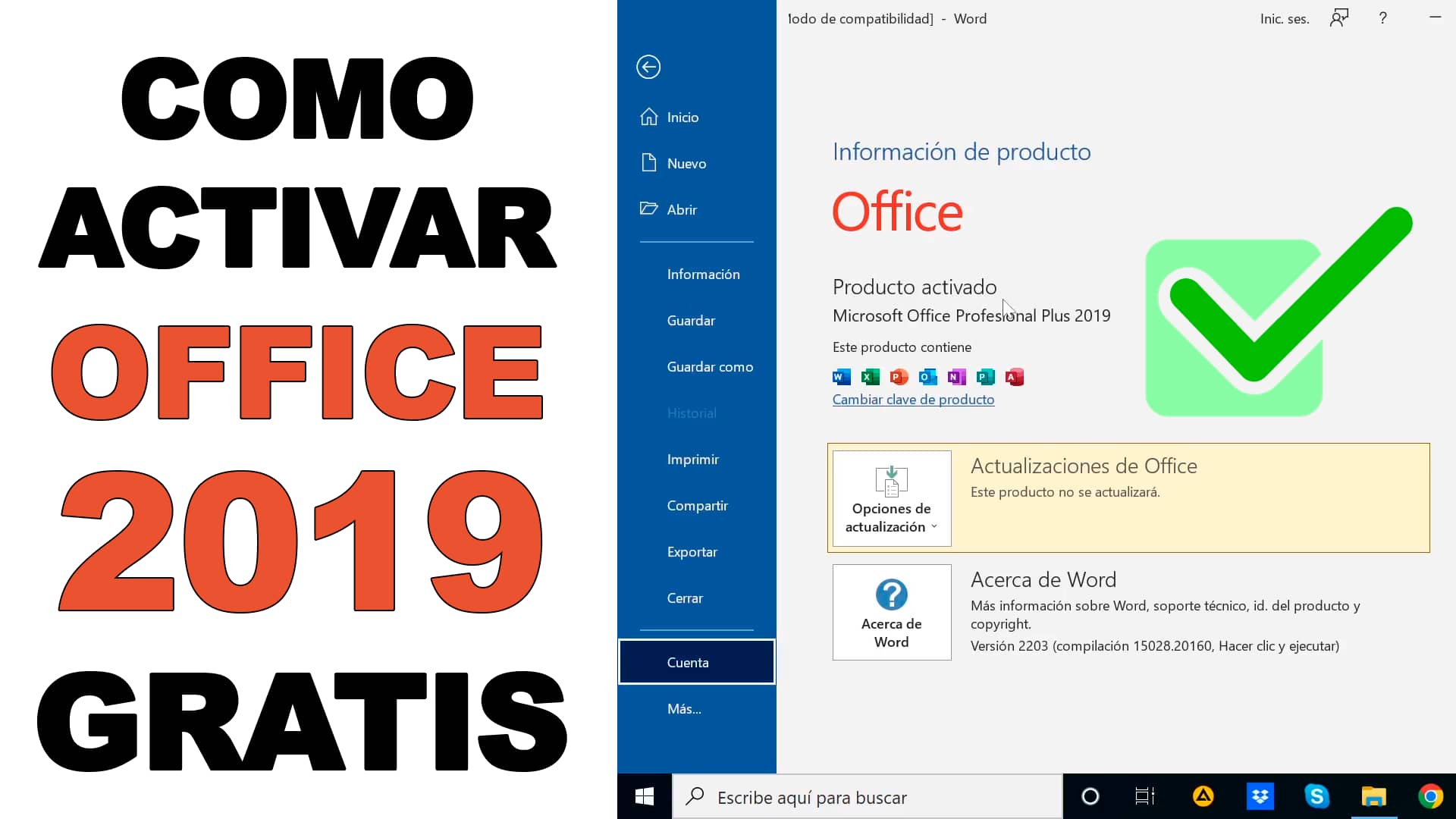 Activar Office Como Activar Office 2019 Gratis Activar Office 2019 Kms Tools On Vimeo 0300