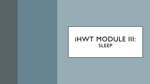 Control Module 3 Sleep Full Video