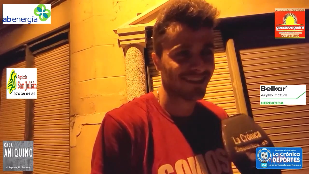 JORGE CONTE (Jugador Barbastro) UD Barbastro 2-1 SD Huesca B / Jornada 30 / 3ª División