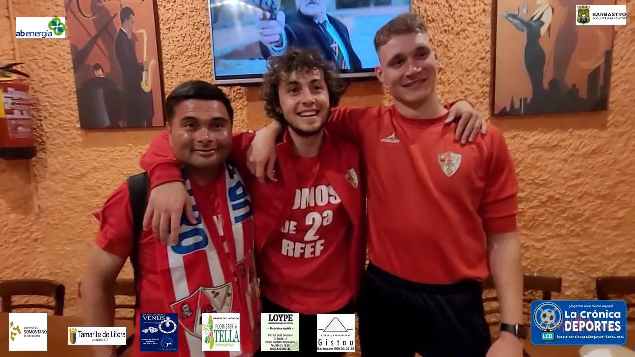 ALONSO, JUANKA Y FRANKI / UD Barbastro 2-1 SD Huesca B / Jornada 30 / 3ª División