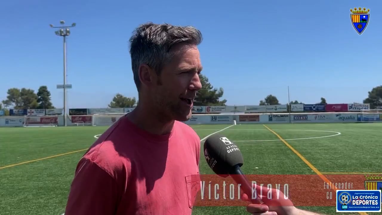 VÍCTOR BRAVO (Entrenador Teruel) Peña Deportiva 1-1 CD Teruel / J31 / 2ª RFEF - Grupo 3 / Fuente: CD Teruel 