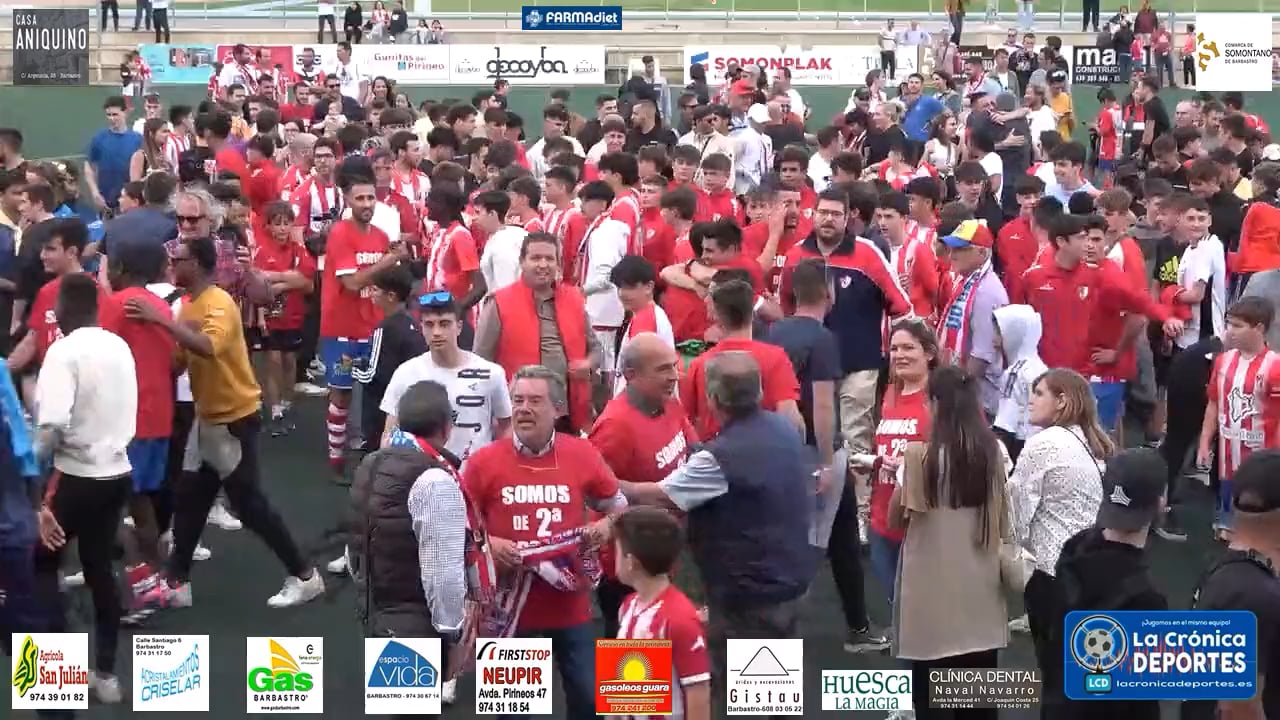 1600 PERSONAS ANIMARON A SU EQUIPO, LA AFICIÓN ESTUVO DE 10, SOMOS DE 2ª RFEF (La UD Barbastro Ha Vuelto al Fútbol Profesional)