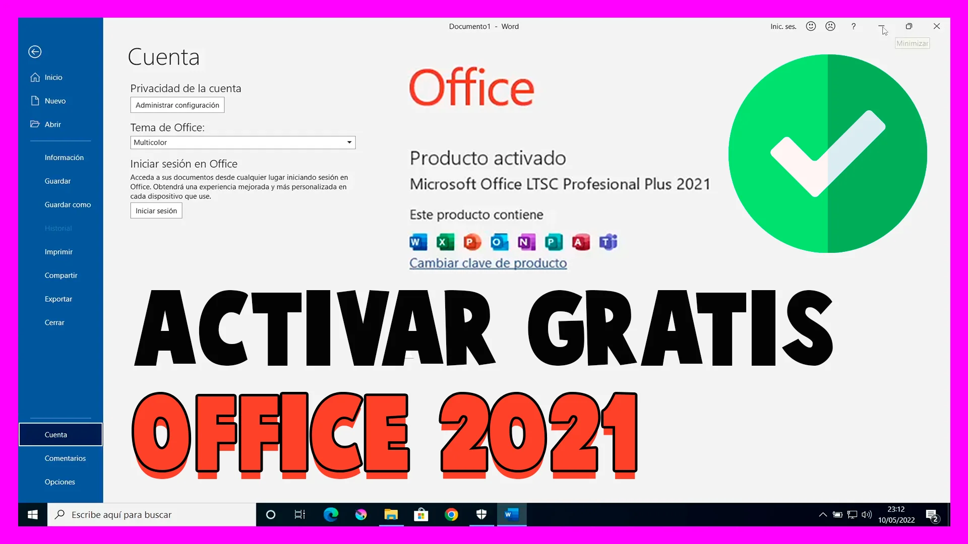 Activar Office 2021 Professional Plus  Activacion necesaria Microsoft  Office LTSC 2021 SOLUCION on Vimeo