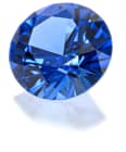 Savicki engagement ring: white gold, blue sapphire