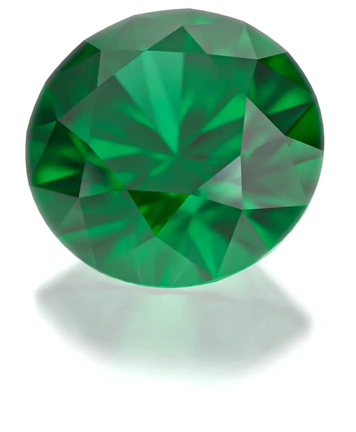 Secret Garden Collection | Three-Stone Ring: gold, emerald