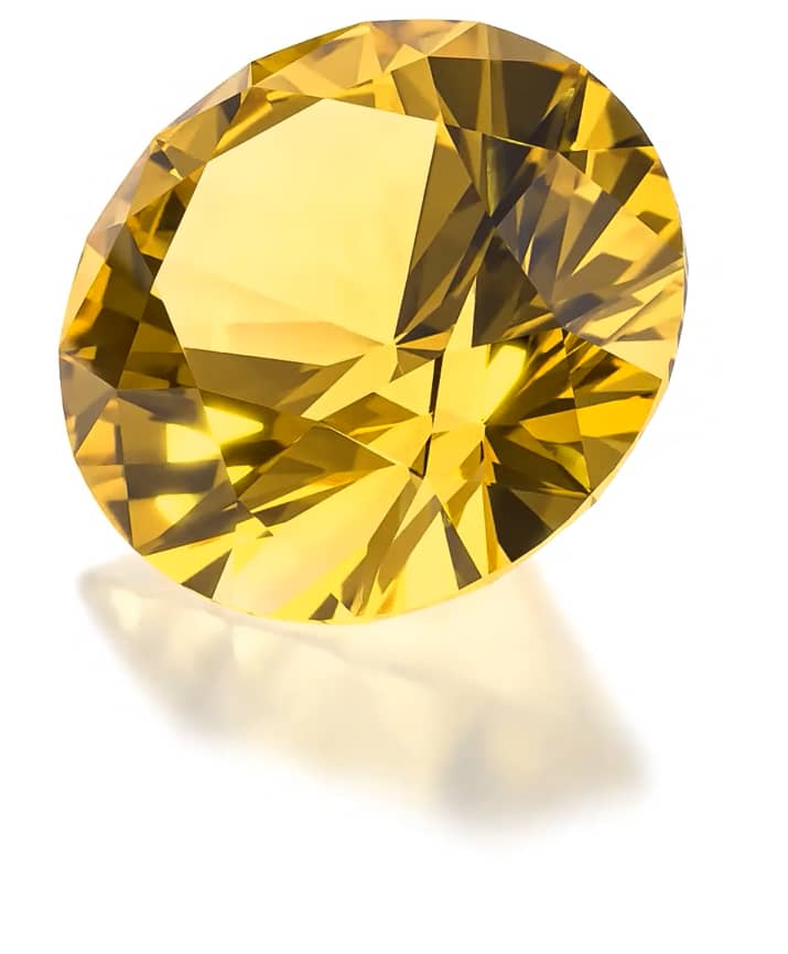 SAVICKI Fairytale pendant: gold, yellow sapphire
