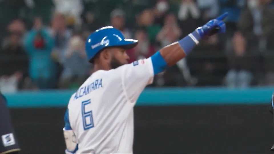 【2回裏】ファイターズ・アルカンタラ 反撃の狼煙を上げるタイムリー2ベースヒット!!  2023年4月25日 北海道日本ハムファイターズ 対 オリックス・バファローズ