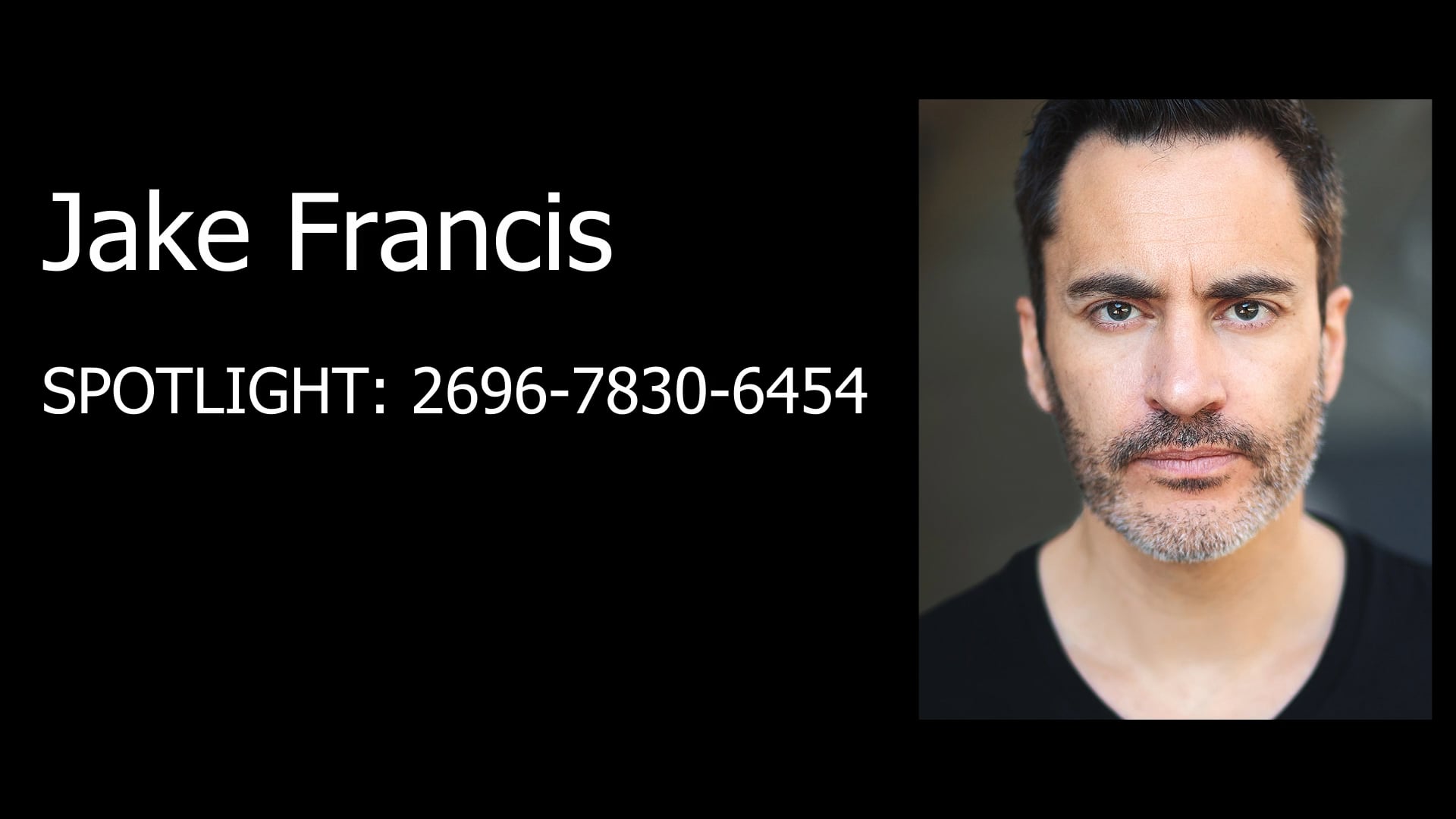Jake Francis - Acting Showreel 2025