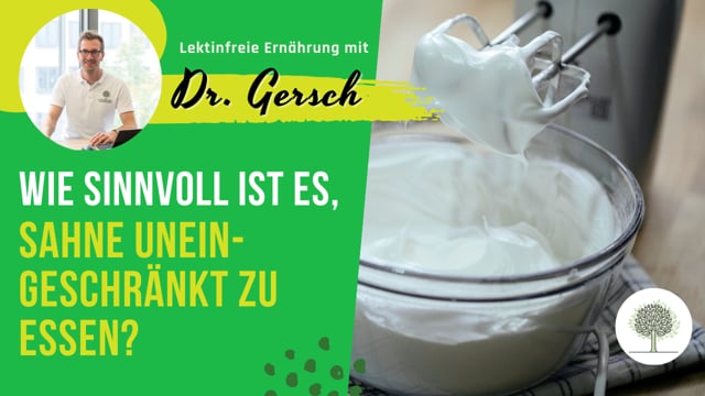 Wenn man nicht abnehmen will, kann man Sahne uneingeschränkt essen?