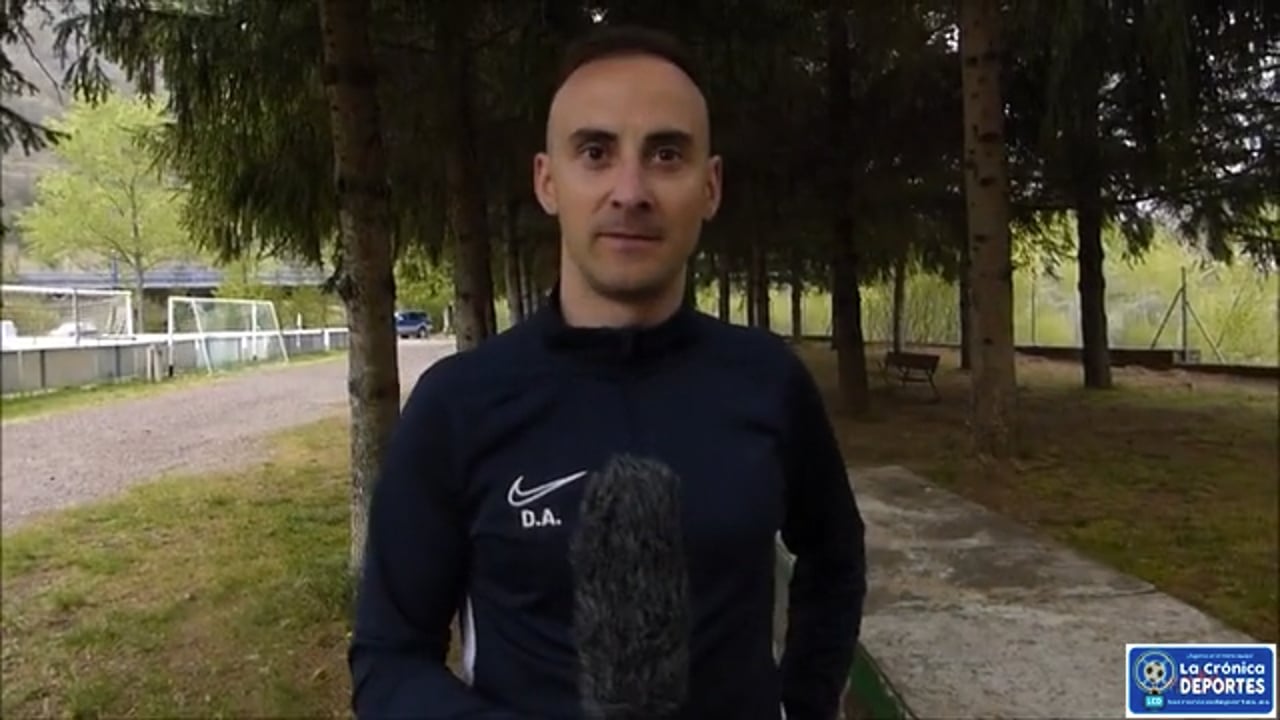 DANI ACIRÓN (Entrenador Tardienta) UD Biescas 1-3 Tardienta CF / J24 / Regional Preferente Gr 1 / Fuente: Deporte Cantera