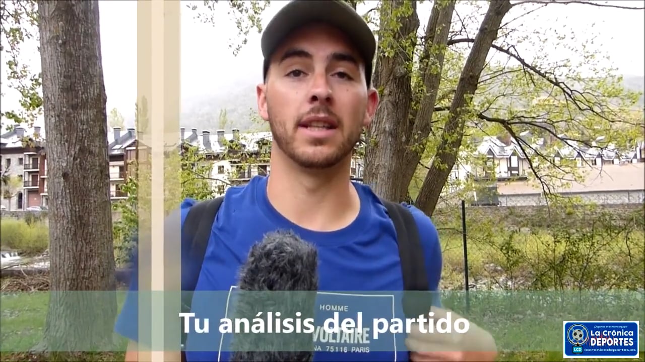 SERGIO CLEMENTE (Jugador Biescas) UD Biescas 1-3 Tardienta CF / J24 / Regional Preferente Gr 1 / Fuente: Deporte Cantera 