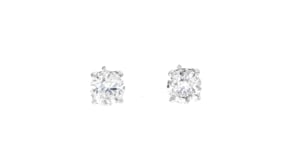 1.00 ct. t.w. Diamond Stud Earrings in 14kt White Gold
