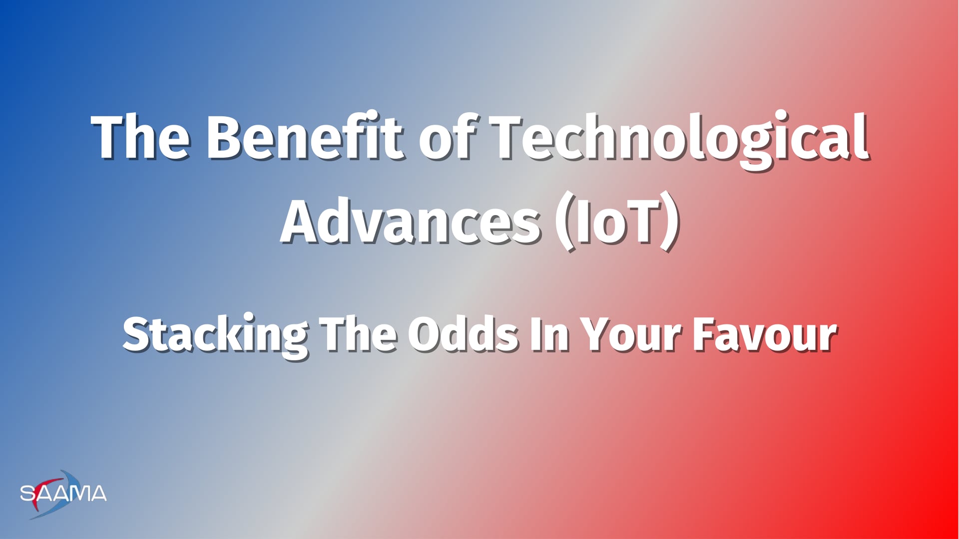 SAAMA - The Benefit of Technological Advances (IoT) - 9 June 2021 on Vimeo