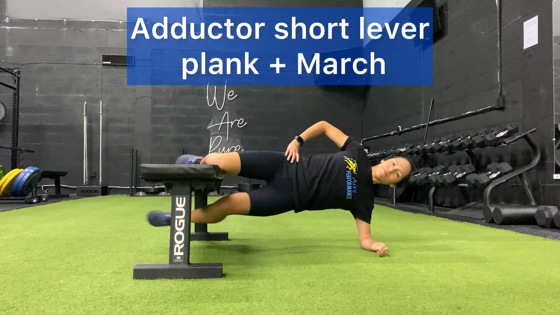 Short lever side discount plank