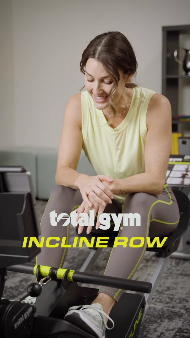 Incline rower total discount gym