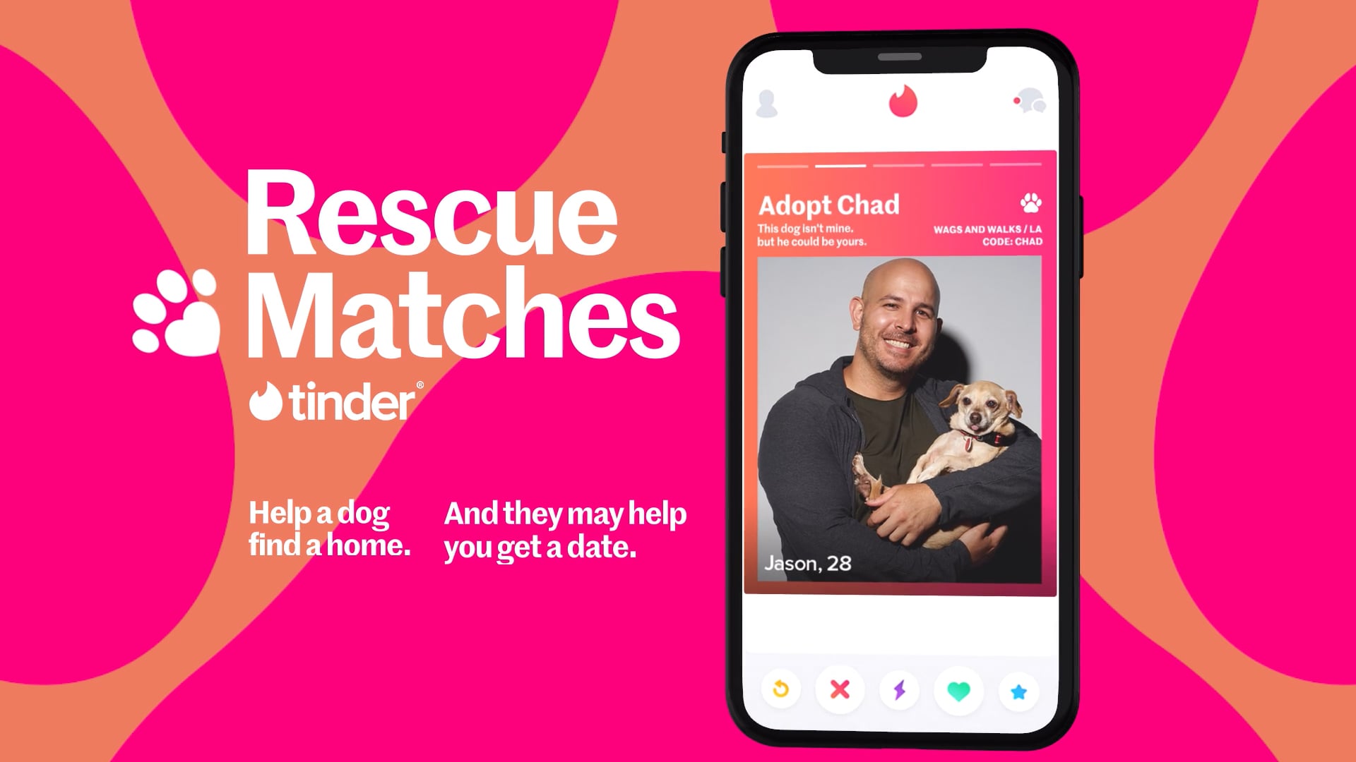 TINDER RESCUE MATCHES