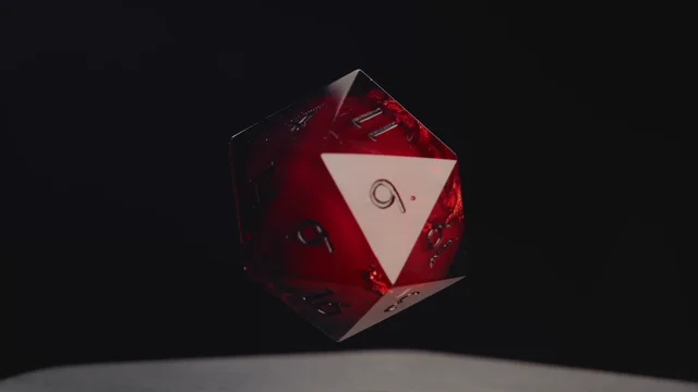 Ascendice - The World's Most Epic D20 - Floating Dice for D&D