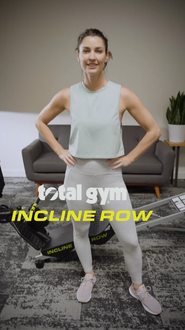 Incline rower total online gym