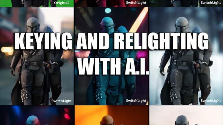 KEYING AND RELIGHTING WITH A.I. USING BEEBLE'S SWITCHLIGHT on Vimeo