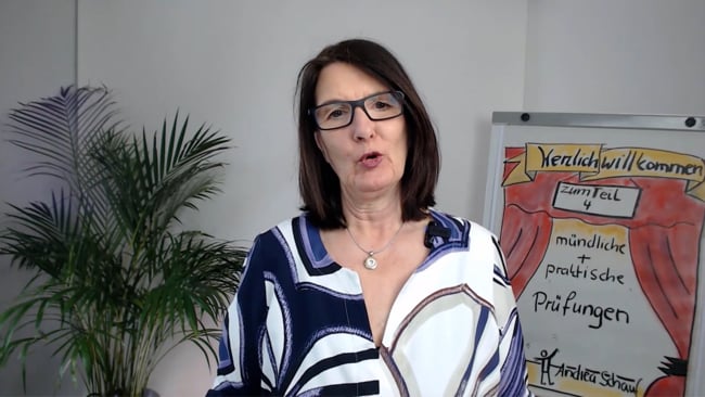 70 - Begrüßung und Eröffnung der Prüfung