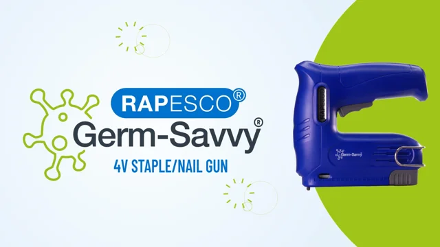 Germ-Savvy® Antibacterial T12-USB Cordless Electric Staple Gun