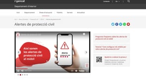 Demà Protecció Civil farà un simulacre que enviarà un missatge a tots els mòbils