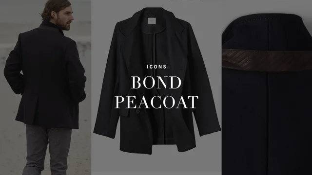 Billy Reid Icons Bond Peacoat