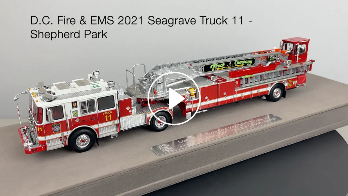 Fire Replicas D.C. Fire & EMS 2021 Seagrave Capitol 100' TDA