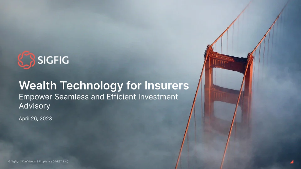 Wealth Technology for Insurers: Empower Seamless and Efficient Investment  Advisory on Vimeo