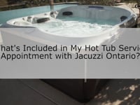 what's included in my hot tub service appointment with wellness shop