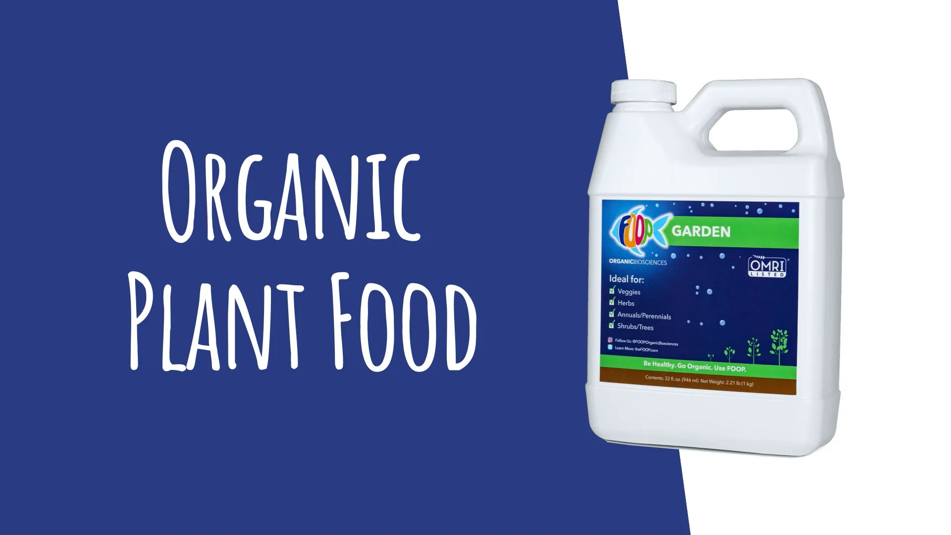 FOOP Garden – General-Purpose, Organic Nutrients for All Plants
