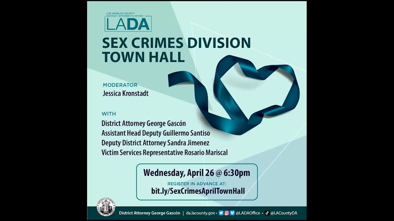 04-26-23 Sex Crimes Division - April Town Hall