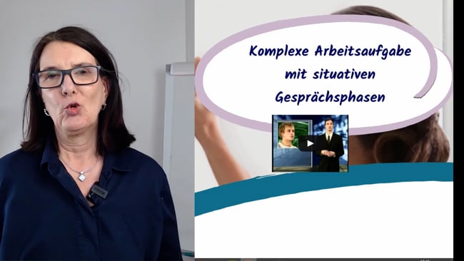 85 - Komplexe Arbeitsaufgabe mit situativen Gesprächsphasen Prüfung